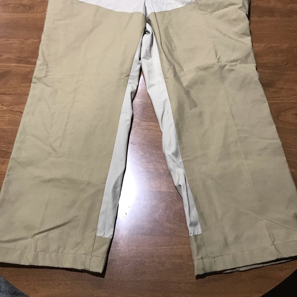 LL Bean Mens Pants Vintage Two Tone Leg Patch Made in USA NWT Size 44x29 - Picture 3 of 8